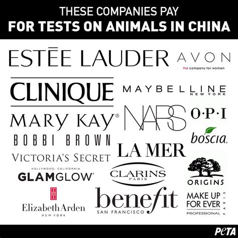 makeup brands that animal test.